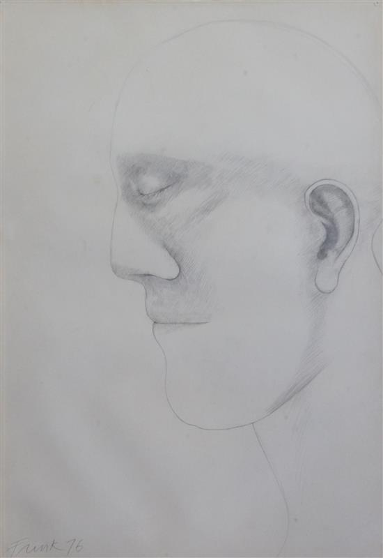 § Dame Elisabeth Frink RA (1930–1993) Head 1976 30.75 x 22in.